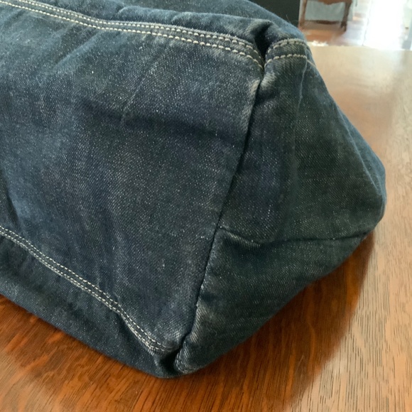 CHANEL COCO CABAS DENIM TOTE BAG RARE 2006-2008 - Picture 6 of 14